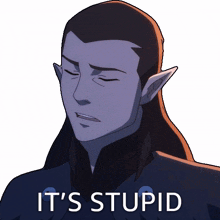 its stupid vaxildan the legend of vox machina thats a dumb thing to do that is a pointless