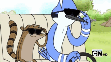 Regular Show Look At That GIF - Regular Show Look At That Shades GIFs