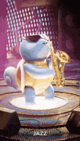 Squirtle Sax Squirtle GIF