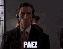 Paez Patrick Bateman GIF - Paez Patrick Bateman American Psycho GIFs