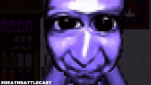 a pixelated image of a man 's face with the hashtag #deathbattlecast