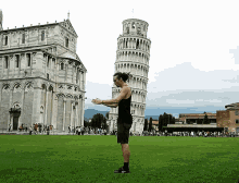 Leaning Tower Of Pisa GIF - Pisa Backflip GIFs