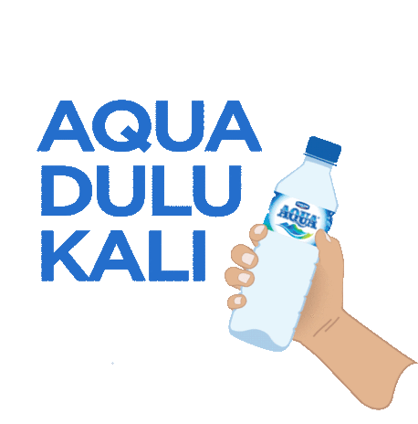 Aqua Aquadulu Sticker - Aqua Aquadulu Minum Stickers