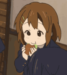 Anime Eat GIF - Anime Eat Burger GIFs