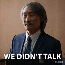 We Didn'T Talk Walter Kim GIF - We Didn'T Talk Walter Kim Keong Sim GIFs