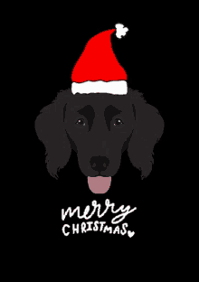 Merry Christmas Christmas Dog GIF