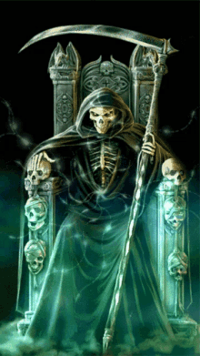 Skull Death GIF - Skull Death Throne GIFs