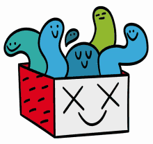 worms box happy dead funny