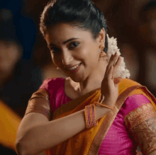 Smiling Priyanka Arul Mohan GIF - Smiling Priyanka Arul Mohan So Baby Song GIFs