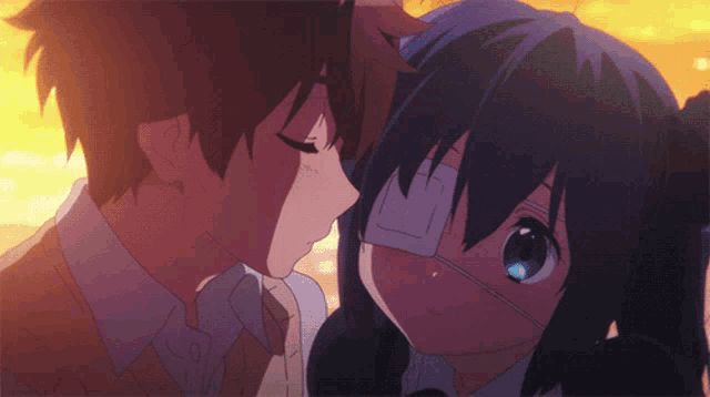 anime  Anime couple kiss, Anime love, Anime