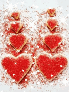 Coeur Biscuits GIF - Coeur Biscuits Hearts GIFs