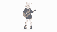 Fooly cooly guitar anime GIF on GIFER  by Buri