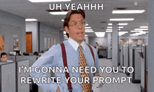 Office Space Thinking GIF - Office Space Thinking GIFs