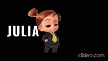 julia the boss is the name of the girl in the cartoon