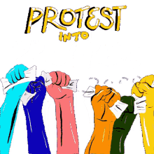 raised protest