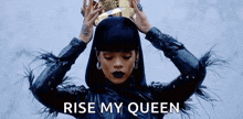 Rihanna Crown GIF - Rihanna Crown Love On The Brain GIFs