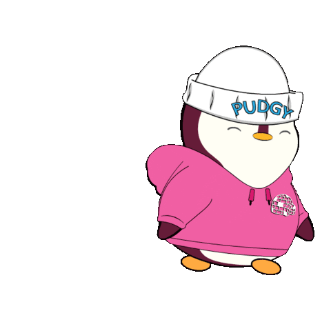 Pudgy Pudgypenguin Sticker - Pudgy Pudgypenguin Dance Stickers