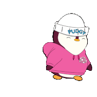 Pudgy Pudgypenguin Sticker - Pudgy Pudgypenguin Dance Stickers