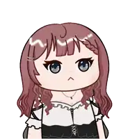 a cartoon drawing of a girl with long red hair