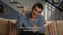 Keep Em Low GIF - Modernfamily Phil Lowexpectations GIFs