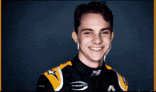a pixelated image of a man wearing a yellow shirt that says android