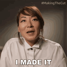 I Made It Lucie Brochard GIF - I Made It Lucie Brochard Making The Cut GIFs