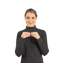 more sign sign language hand gesture