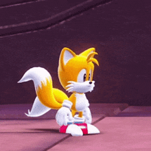Tails Sonic Superstars GIF - Tails Sonic Superstars Stare GIFs