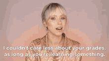 I Couldnt Care Less About Your Grades As Long As Your Learning Something GIF - I Couldnt Care Less About Your Grades As Long As Your Learning Something Superholly GIFs