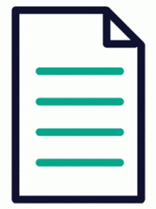 Animație discretă cu un document, pentru organizarea fișei de substantive