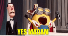 Yeah Right Yes GIF - Yeah Right Yes Minion GIFs