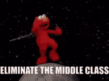 Elmo Dancing GIF - Elmo Dancing Eliminate The Middle Class GIFs