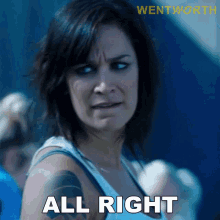 All Right Franky Doyle GIF - All Right Franky Doyle Wentworth GIFs