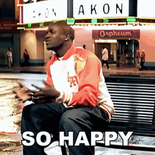 So Happy Akon GIF - So Happy Akon Lonely Song GIFs
