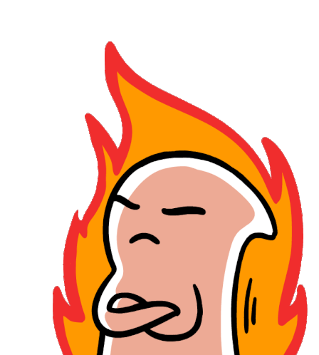 Ghost Angry Sticker - Ghost Angry Fire Up Stickers