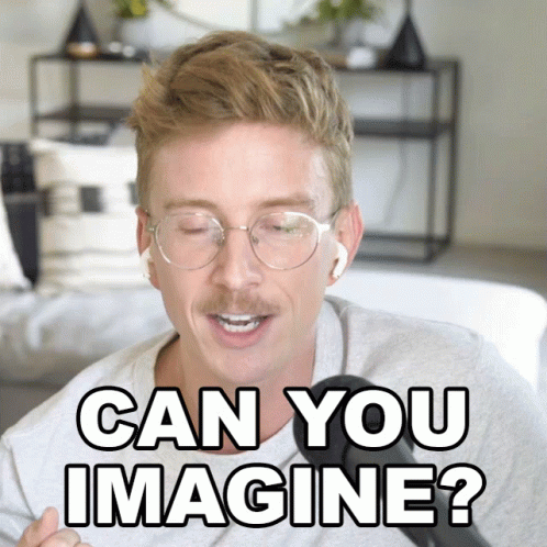 Can You Imagine Tyler Oakley GIF - Can You Imagine Tyler Oakley Picture It  In Your Head - Discover & Share GIFs