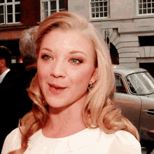 What Can I Say Smile GIF - What Can I Say Smile Natalie Dormer GIFs