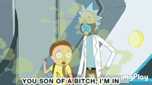 Rick And Morty You Son Of A Bitch GIF - Rick And Morty You Son Of A Bitch Fart Gun GIFs