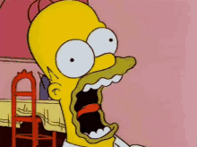 Scream Terrified GIF - Scream Terrified Homer GIFs