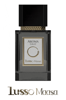 a bottle of aroma gray by luxo maasa