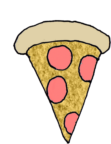 Pizza Pizza Slice Sticker - Pizza Pizza Slice Eating - Discover & Share GIFs