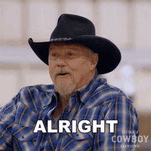 Alright Trace Adkins GIF - Alright Trace Adkins Ultimate Cowboy Showdown GIFs