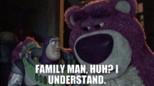 Toy Story Lotso GIF - Toy Story Lotso Family Man Huh GIFs