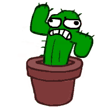 cactus mad angry