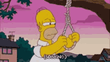 Sad Depressed GIF - Sad Depressed Simpsons GIFs