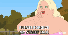 Please Forgive My Street Talk F Is For Family GIF - Please Forgive My Street Talk F Is For Family Baby Baby Baby GIFs