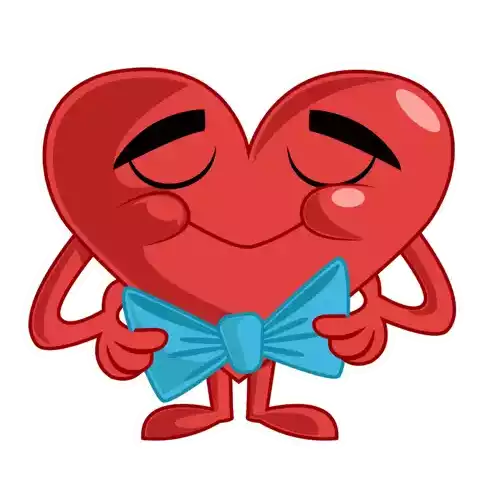 Happy Valentines Day Heart Sticker - Happy Valentines Day Heart Date Night Stickers