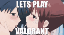 Valorant Lets Play Valorant GIF - Valorant Lets Play Valorant Anime Kiss GIFs