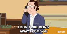 I Dont Like Being Away From You Frank Murphy GIF - I Dont Like Being Away From You Frank Murphy F Is For Family GIFs