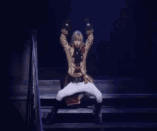 Aleister Chamber Spread Eagle GIF - Aleister Chamber Spread Eagle Black Butler GIFs
